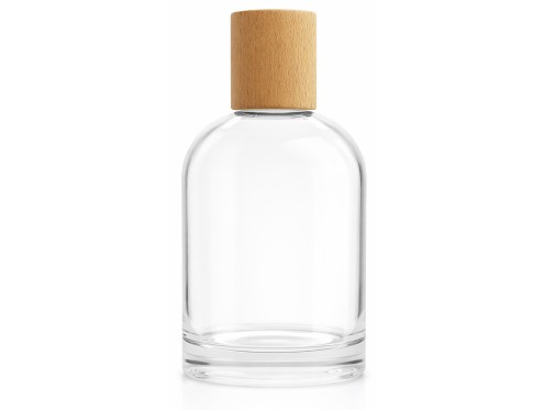 100ml cloche perfume bottle wood cap