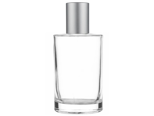 100ml Tower Squat perfume bottle with matte silver cap