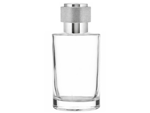 100ml Tower Squat perfume bottle with silver round cap