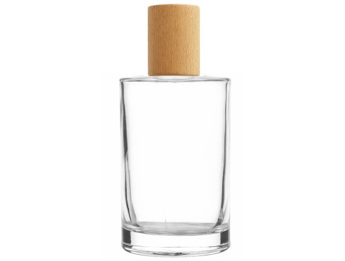 100ml Tower Squat perfume bottle with wood cap