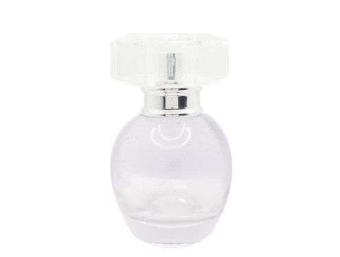 30ml atlas perfume bottle with clear silver cap