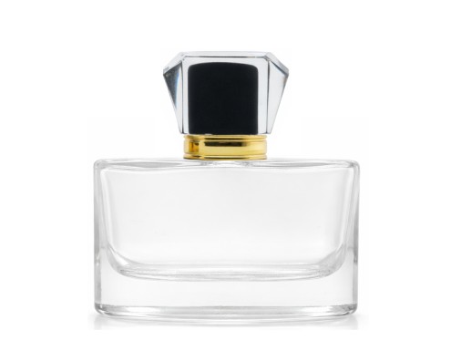40ml narcissus perfume bottle with black gold cap