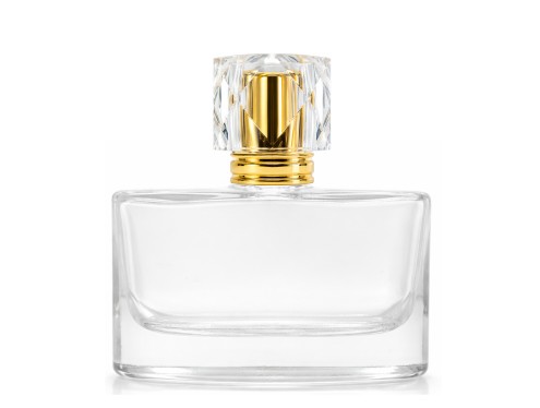 40ml narcissus perfume bottle with gold flat cap