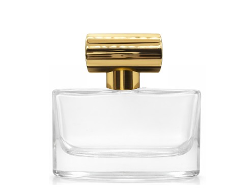 40ml narcissus perfume bottle with gold oval cap