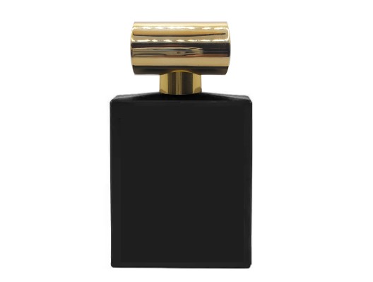 50ml ebony slim black perfume bottle with oval cap