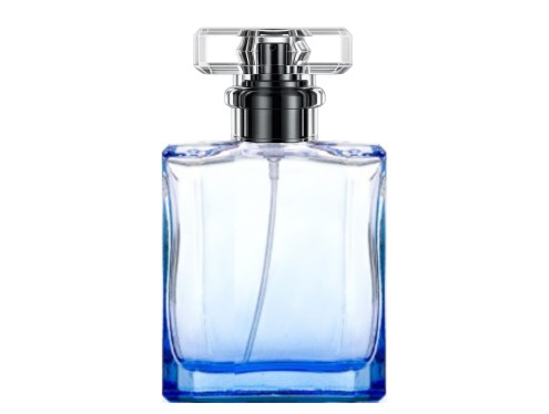 50ml liberty blue perfume bottle with clear cap