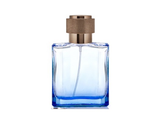 50ml liberty blue perfume bottle with bronze oil can cap