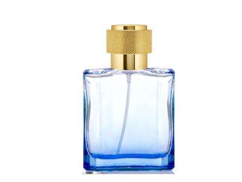 50ml liberty blue perfume bottle with gold oil can cap