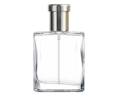 50ml liberty clear perfume bottle with silver cap