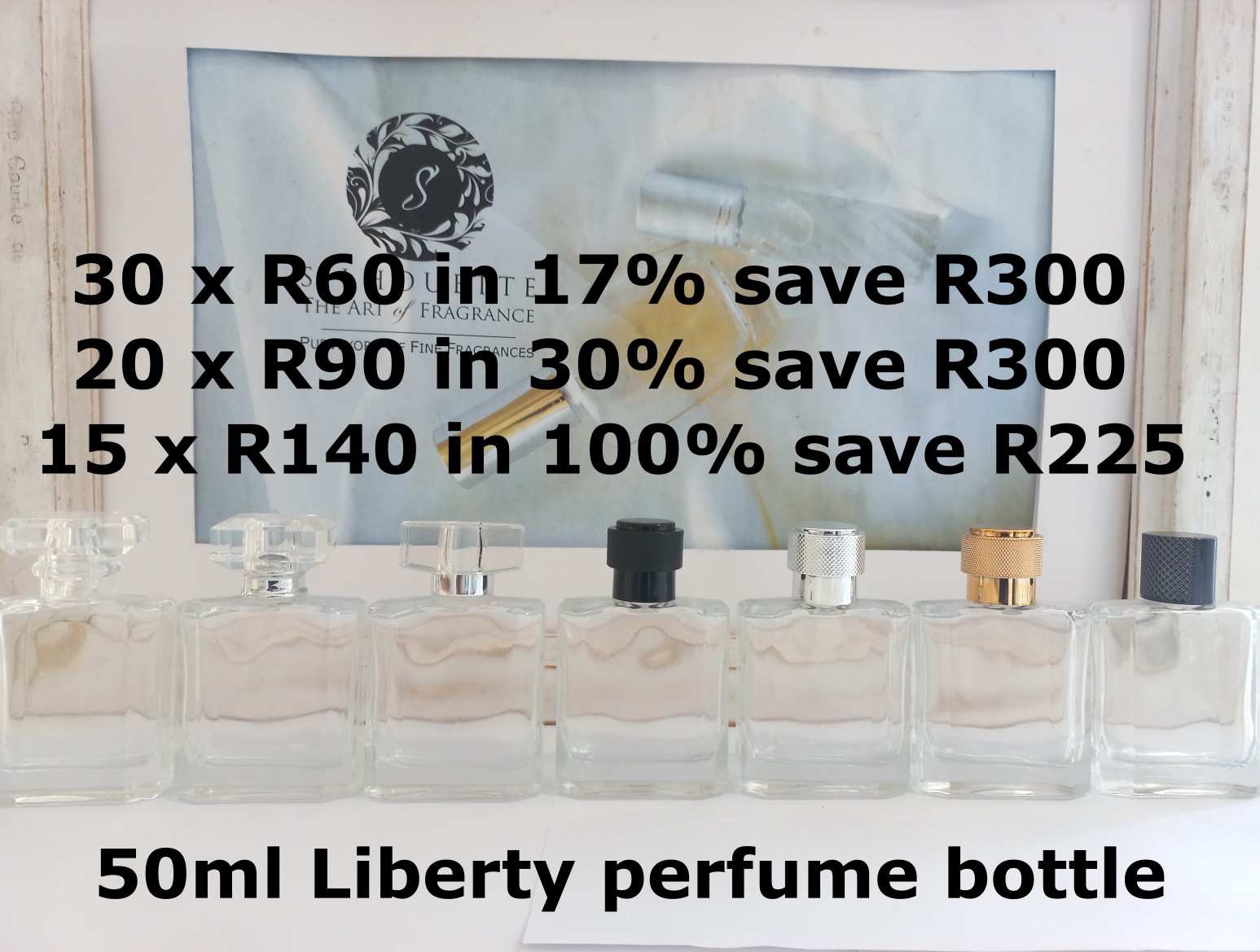 50ml mens various perfume oils promo