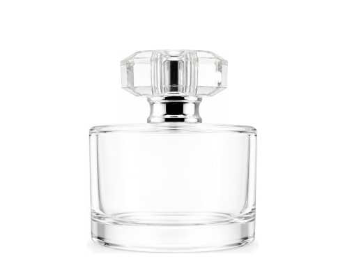 50ml rotunda clear perfume bottle with clear silver cap