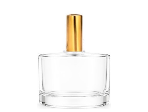 50ml rotunda clear perfume bottle tall gold cap