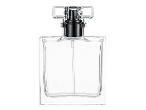 60ml piazza perfume bottle black pump clear acrylic cap