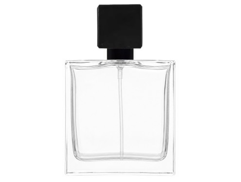 60ml piazza perfume bottle black square black cap