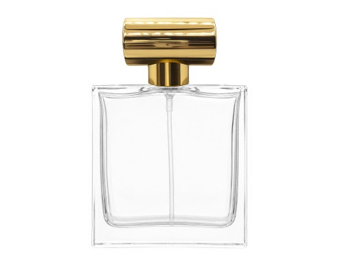 60ml piazza perfume bottle gold oval cap