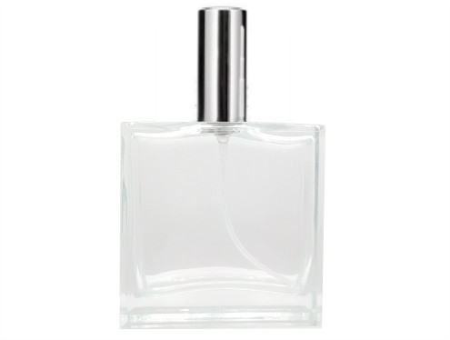60ml piazza perfume bottle tall silver cap