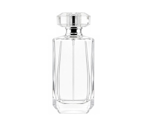 60ml trilliant perfume bottle with clear silver cap