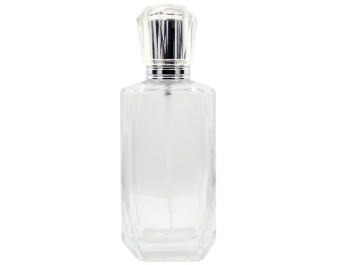 60ml trilliant perfume bottle silver crown cap