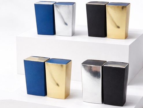 gold silver perfume boxes